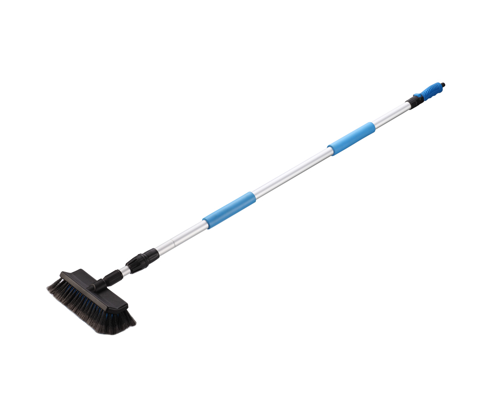 ZF2022B   FLOW-THRU WASH BRUSH              10“ Bilevel head;Extended poles(two sections) 2.5m